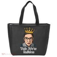 Vote We're Ruthless Ruth Bader Ginsburg Equal Rights Tote Bag thumb 0