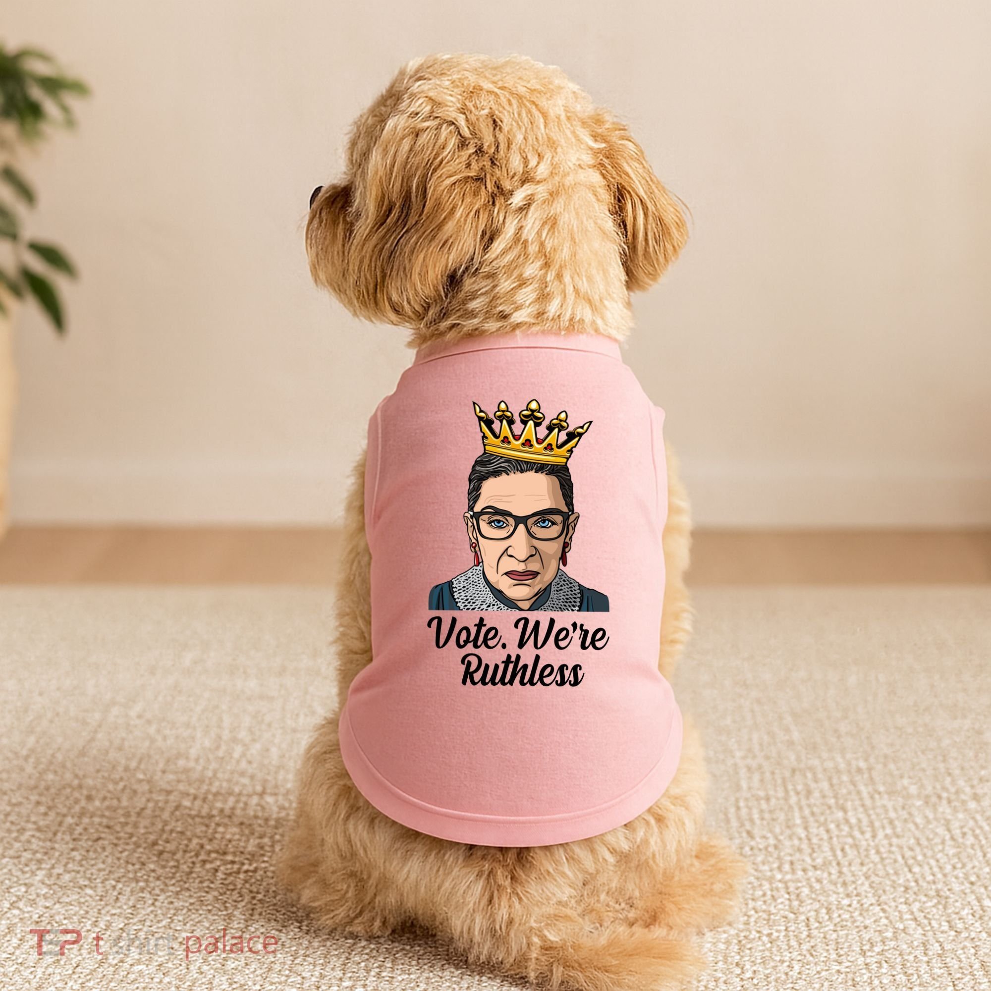 Vote We're Ruthless Ruth Bader Ginsburg Equal Rights Doggie Tank