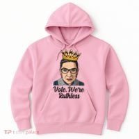 Vote We're Ruthless Ruth Bader Ginsburg Equal Rights Hoodie thumb 0