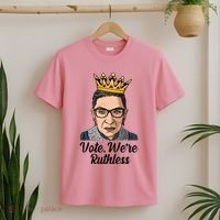 Vote We're Ruthless Ruth Bader Ginsburg Equal Rights T-Shirt thumb 2