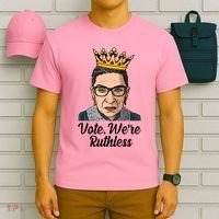 Vote We're Ruthless Ruth Bader Ginsburg Equal Rights T-Shirt thumb 6