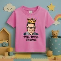 Vote We're Ruthless Ruth Bader Ginsburg Equal Rights Toddler T-Shirt thumb 3