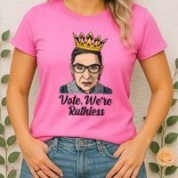 Vote We're Ruthless Ruth Bader Ginsburg Equal Rights Women's T-Shirt thumb 2