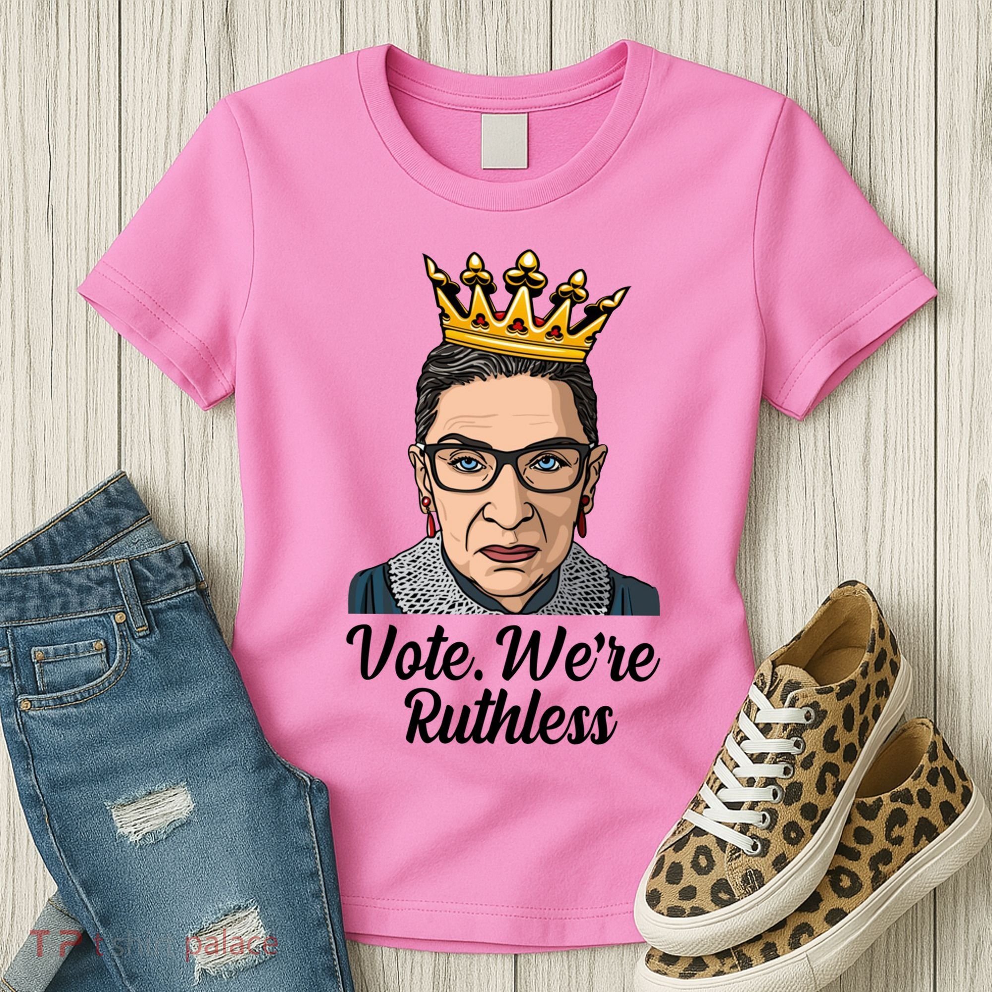 Vote We're Ruthless Ruth Bader Ginsburg Equal Rights Women's T-Shirt