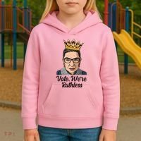 Vote We're Ruthless Ruth Bader Ginsburg Equal Rights Kids Hoodie thumb 3