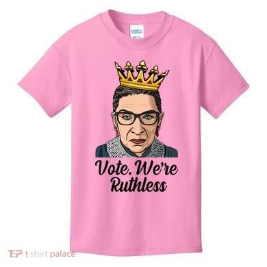 Vote We're Ruthless Ruth Bader Ginsburg Equal Rights Kids T-Shirt