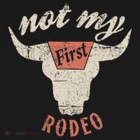 Vintage Western Rodeo Bull Skull Not My First Rodeo T-Shirt thumb 7