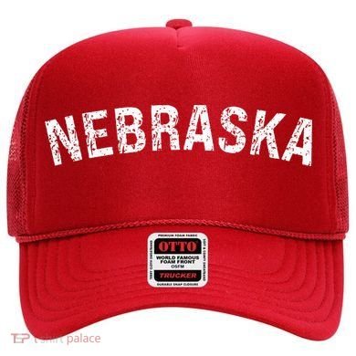 Vintage Wear Red For Nebraska Hat