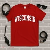 Vintage Wear Red For Wisconsin T-Shirt thumb 5