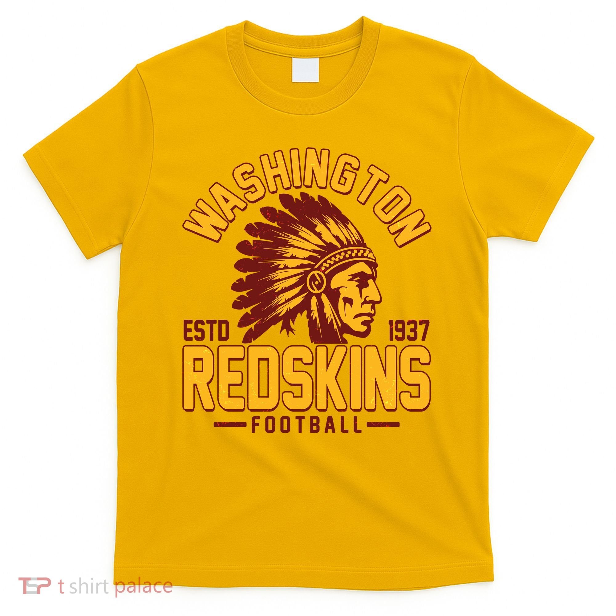 Vintage Washington Redskins Football Estd 1937 Sports Fan T-Shirt