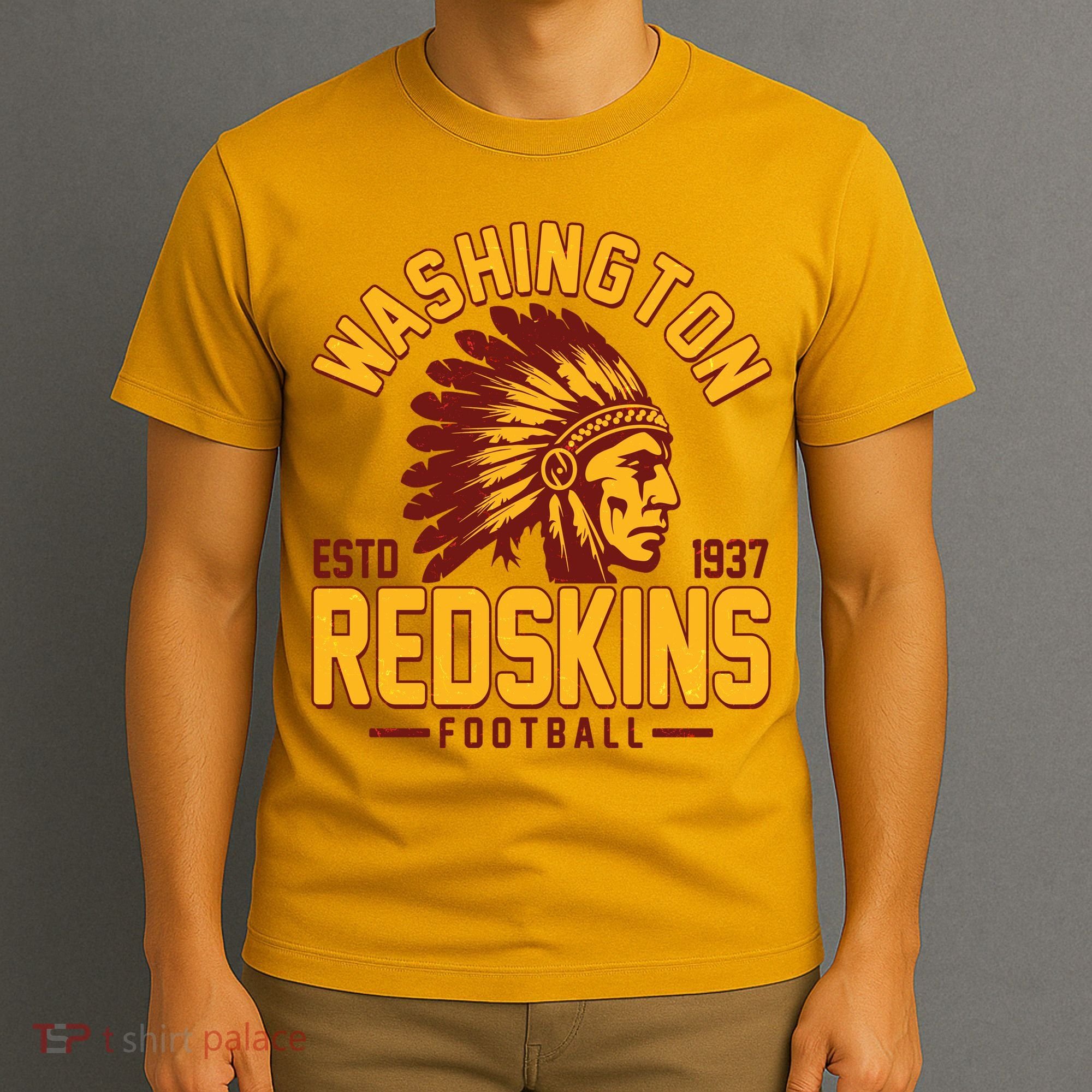 Vintage Washington Redskins Football Estd 1937 Sports Fan T-Shirt
