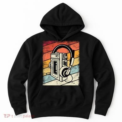 Vintage Walkman Retro 80s 90s Graphic Hoodie