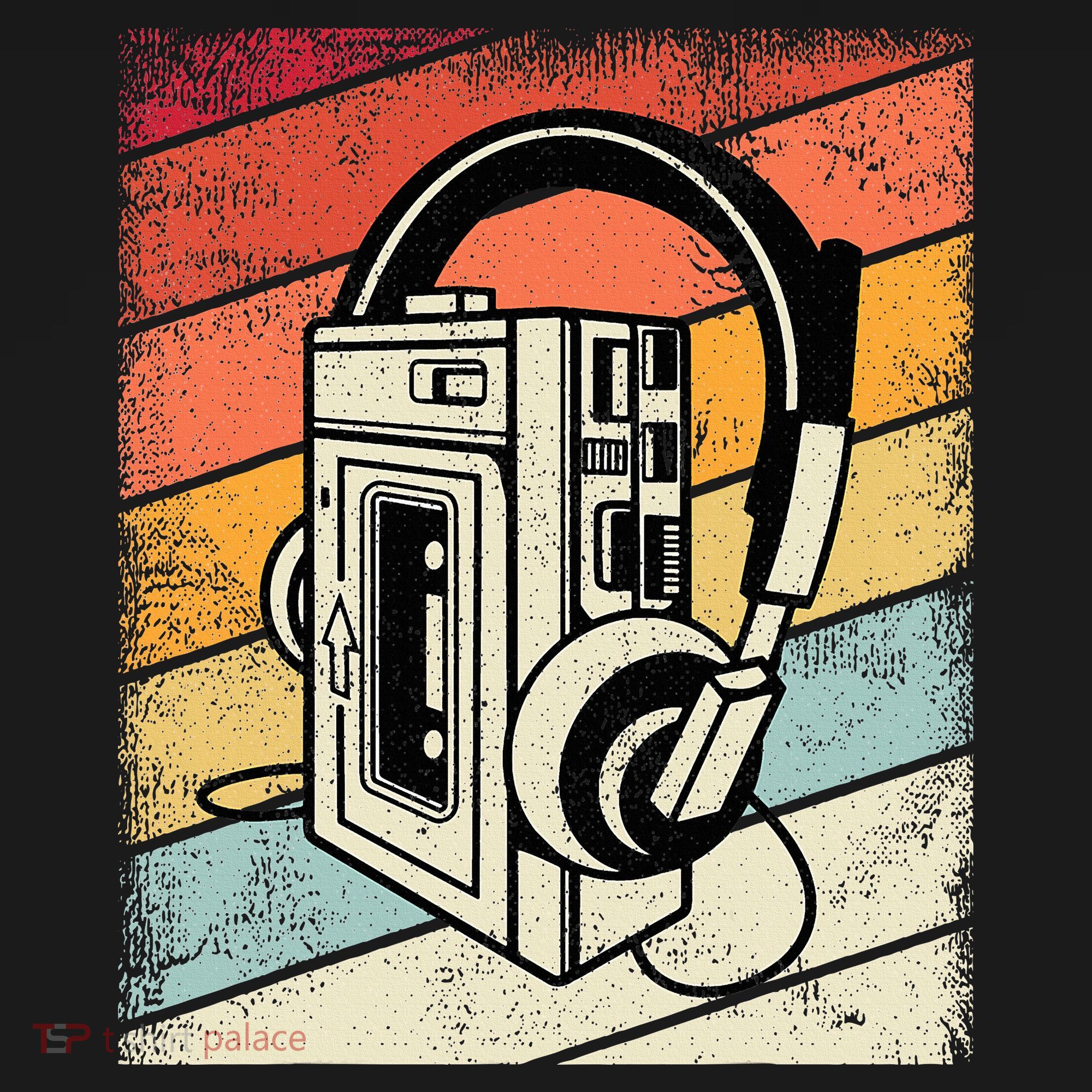 Vintage Walkman Retro 80s 90s Graphic T-Shirt