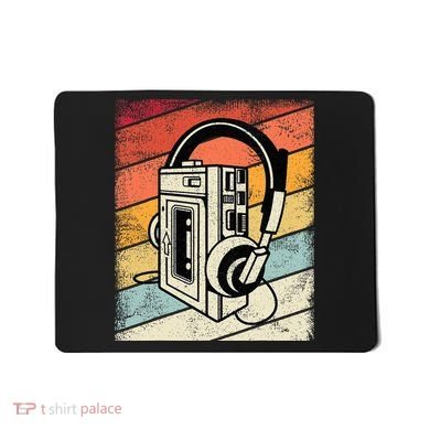 Vintage Walkman Retro 80s 90s Graphic Mousepad