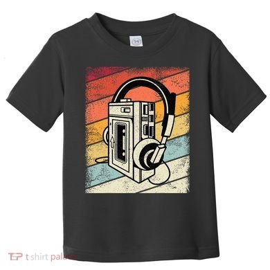 Vintage Walkman Retro 80s 90s Graphic Toddler T-Shirt
