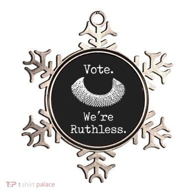 Vote. We're Ruthless. Women's Rights Pro Choice Roe 1973 Ornament