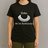 Vote We're Ruthless Rights Pro Choice Roe 1973 Feminist T-Shirt thumb 4