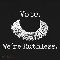 Vote We're Ruthless Rights Pro Choice Roe 1973 Feminist Women's Hoodie thumb 2