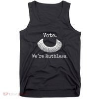 Vote We're Ruthless Rights Pro Choice Roe 1973 Feminist Tank Top thumb 0