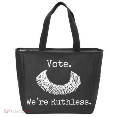 Vote We're Ruthless Rights Pro Choice Roe 1973 Feminist Tote Bag
