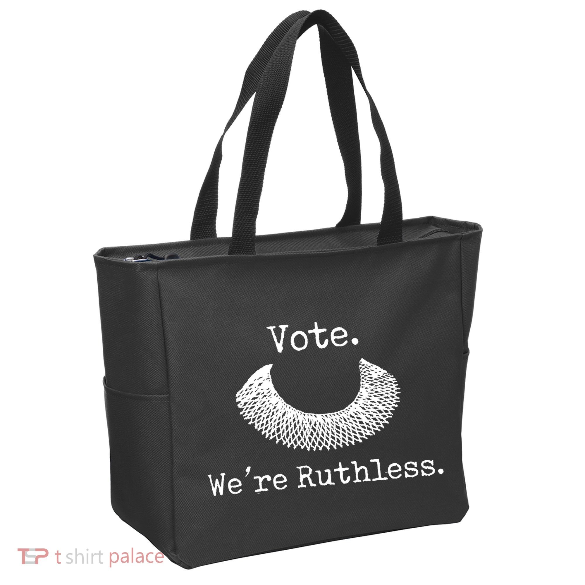 Vote We're Ruthless Rights Pro Choice Roe 1973 Feminist Tote Bag