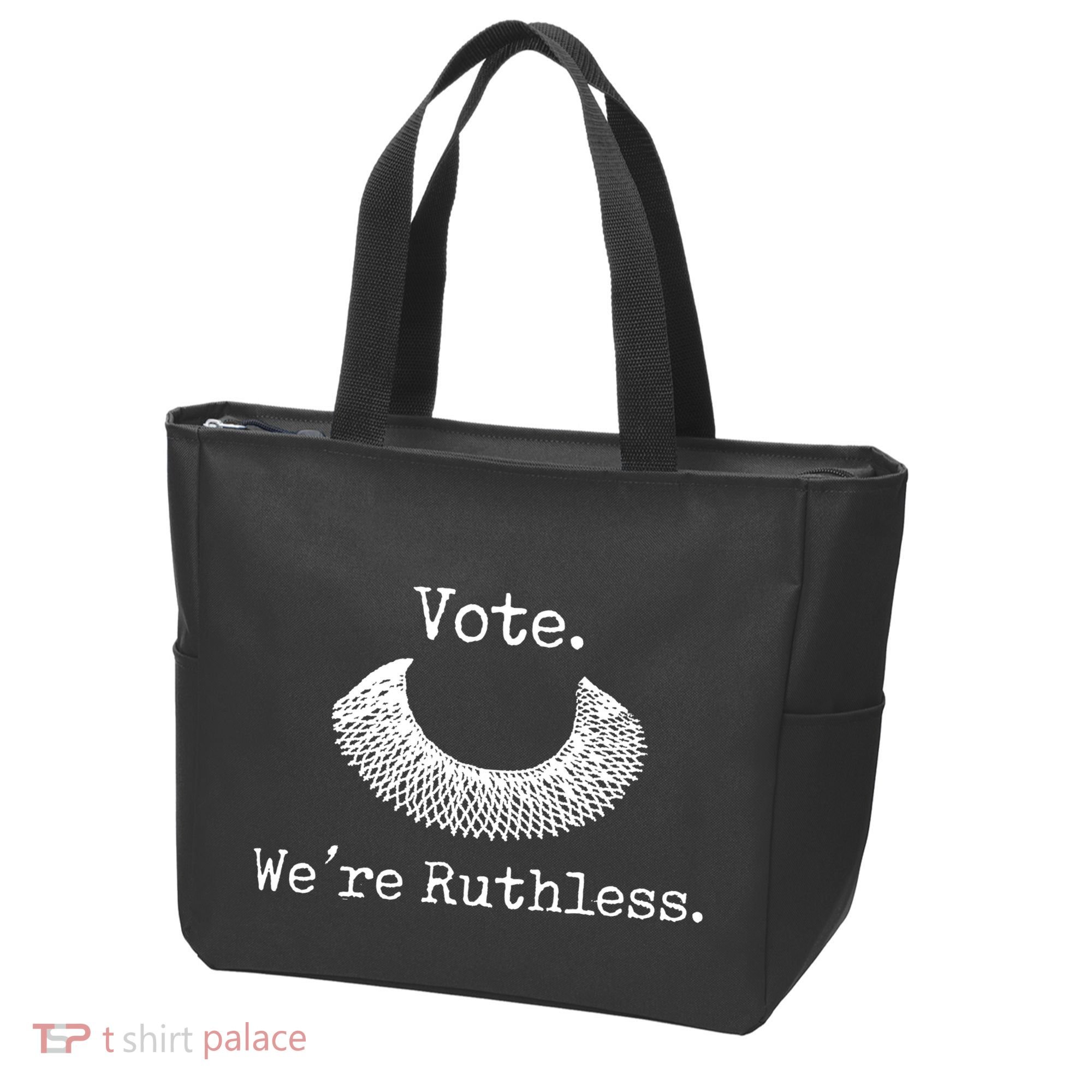 Vote We're Ruthless Rights Pro Choice Roe 1973 Feminist Tote Bag