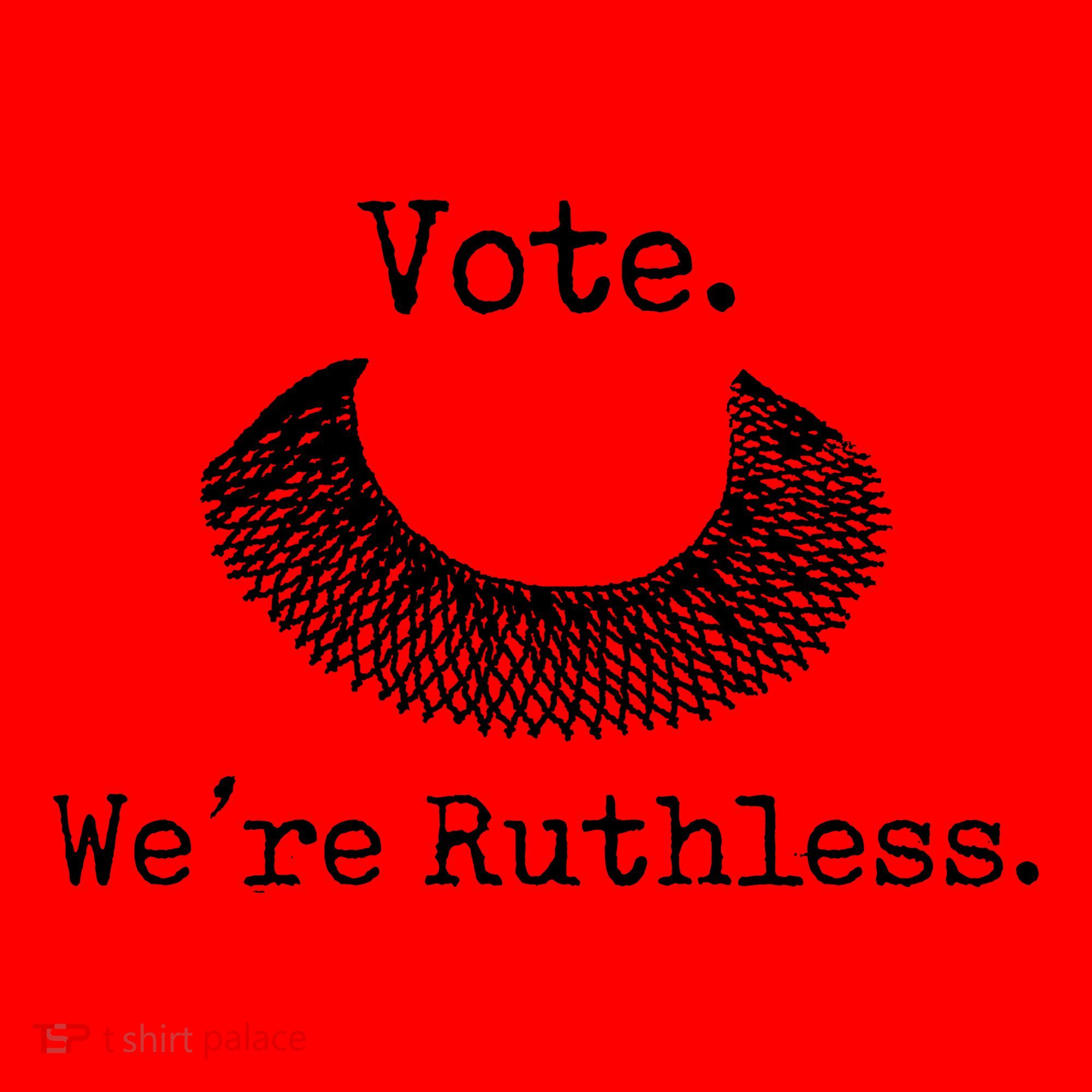 Vote We're Ruthless Rights Pro Choice Roe 1973 Feminist Santa Hat