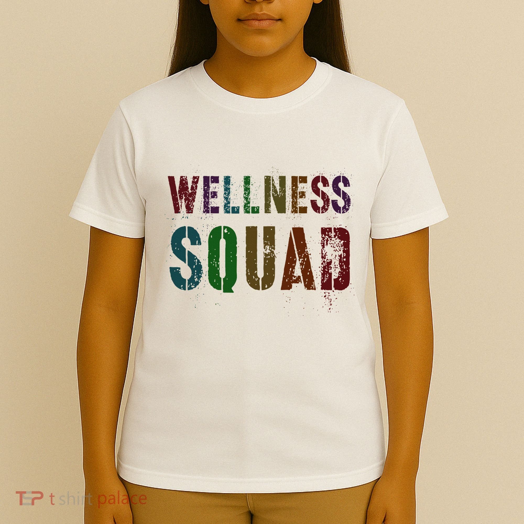 Vintage Wellness Squad Health Yoga Rocks Life Trainer Gym T-Shirt
