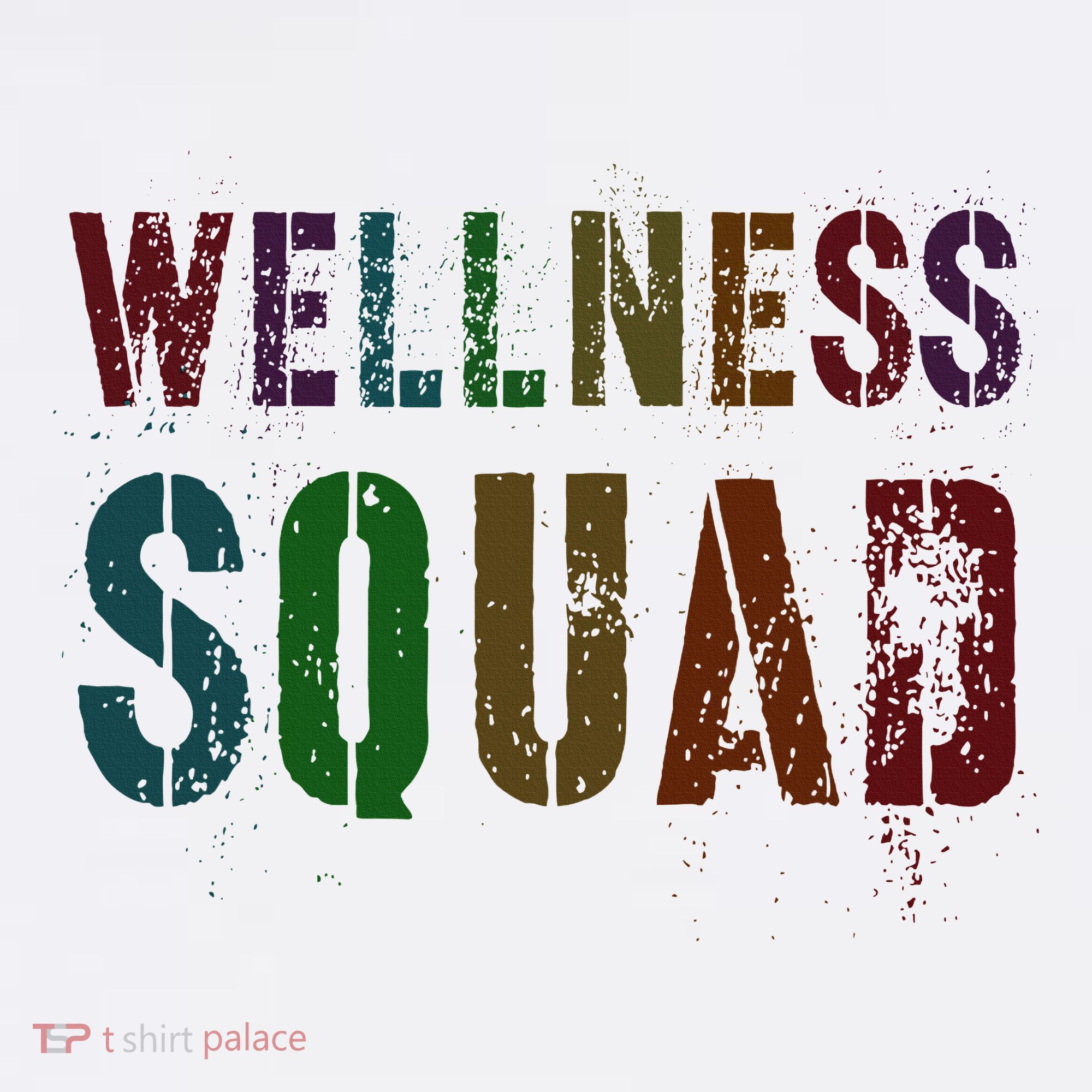 Vintage Wellness Squad Health Yoga Rocks Life Trainer Gym T-Shirt