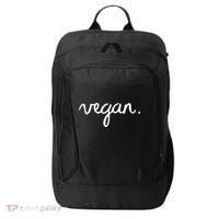 VEGAN Writing Statement Present Simple Eco Men Women City Backpack thumb 0