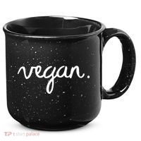 VEGAN Writing Statement Present Simple Eco Men Women 15oz Campfire Ceramic Mug thumb 0