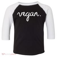 VEGAN Writing Statement Present Simple Eco Men Women Toddler Fine Jersey T-Shirt thumb 0