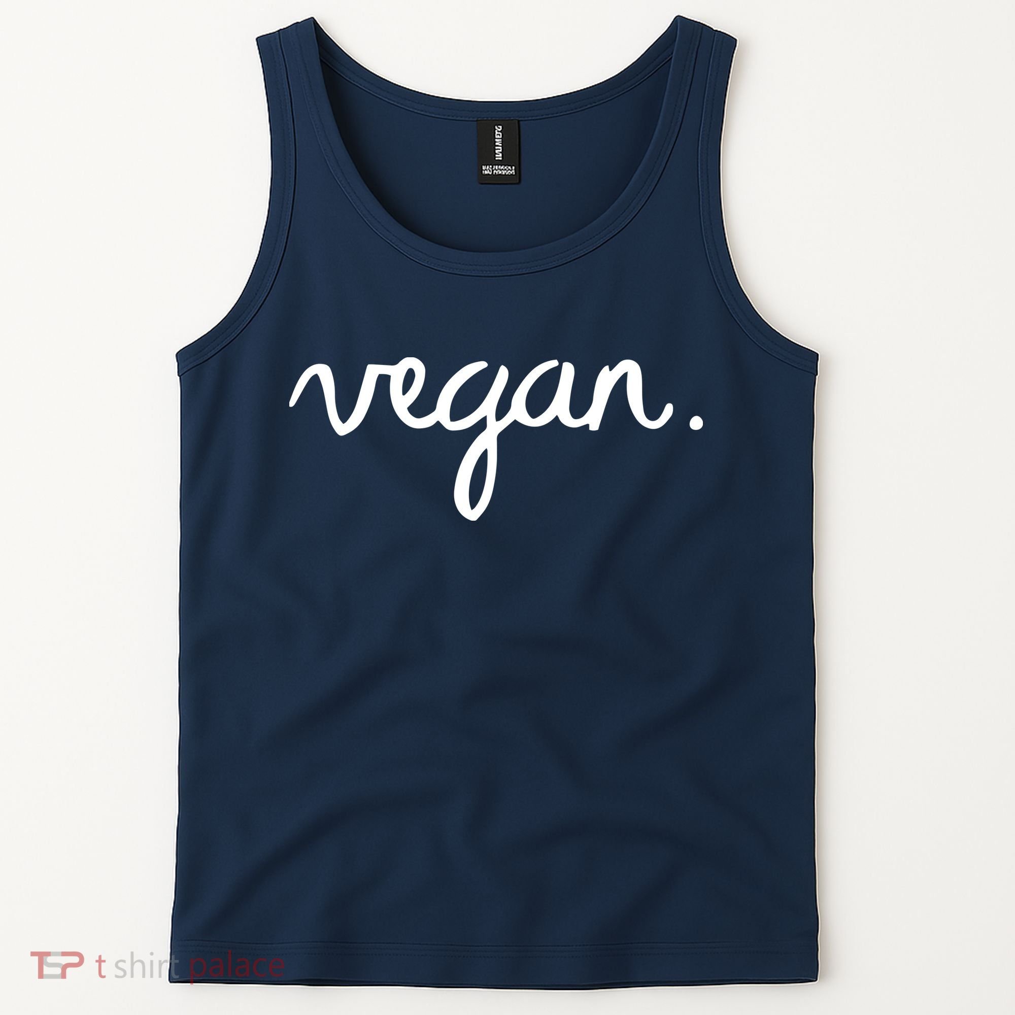 VEGAN Writing Statement Present Simple Eco Men Women Tank Top