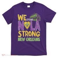 Vintage We Stand Nola Strong New Orleans Traveling Lovers T-Shirt thumb 0