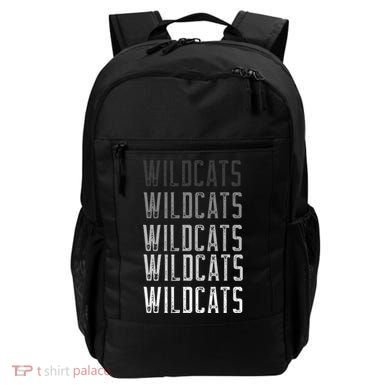 Vintage Wildcats Text Design In Multi Colors Wildcats Backpack