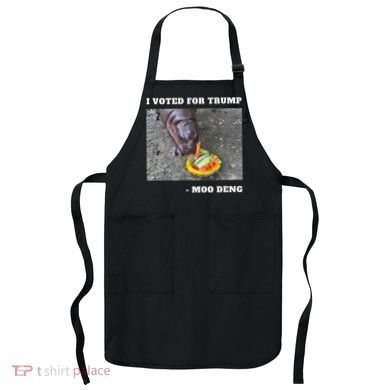Victory Won Trump I Voted Moo Deng Prediction Garbage Legend Apron