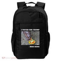Victory Won Trump I Voted Moo Deng Prediction Garbage Legend Backpack thumb 0