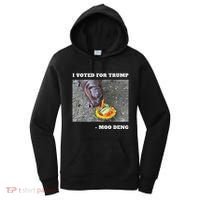 Victory Won Trump I Voted Moo Deng Prediction Garbage Legend Women's Hoodie thumb 0