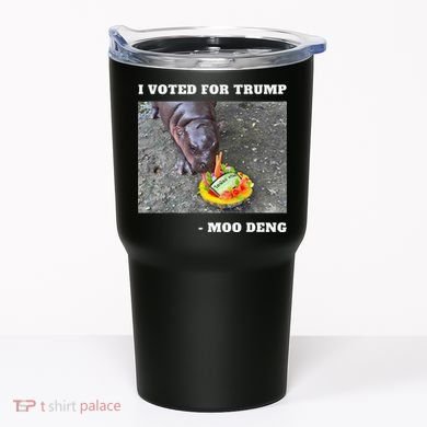 Victory Won Trump I Voted Moo Deng Prediction Garbage Legend Tumbler
