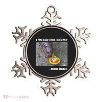 Victory Won Trump I Voted Moo Deng Prediction Garbage Legend Ornament thumb 0