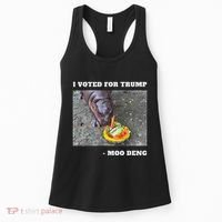 Victory Won Trump I Voted Moo Deng Prediction Garbage Legend Women's Tank Top thumb 0