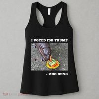 Victory Won Trump I Voted Moo Deng Prediction Garbage Legend Women's Tank Top thumb 3