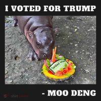Victory Won Trump I Voted Moo Deng Prediction Garbage Legend Baby Bodysuit thumb 2
