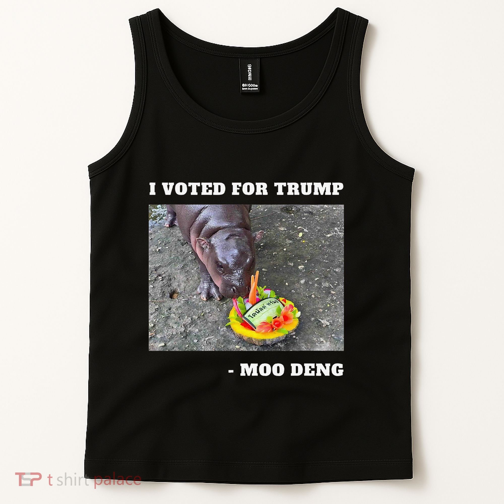Victory Won Trump I Voted Moo Deng Prediction Garbage Legend Tank Top