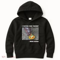Victory Won Trump I Voted Moo Deng Prediction Garbage Legend Kids Hoodie thumb 0