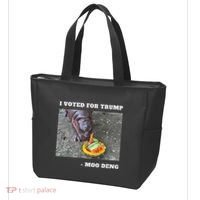 Victory Won Trump I Voted Moo Deng Prediction Garbage Legend Tote Bag thumb 3