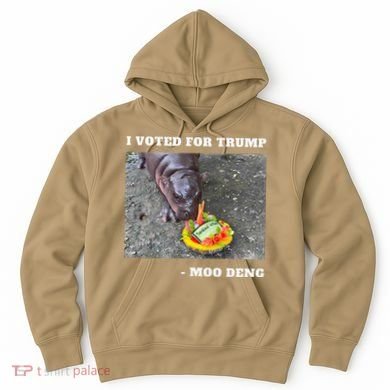 Victory Won Trump I Voted Moo Deng Prediction Garbage Legend Hoodie