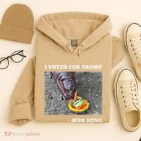 Victory Won Trump I Voted Moo Deng Prediction Garbage Legend Hoodie thumb 4
