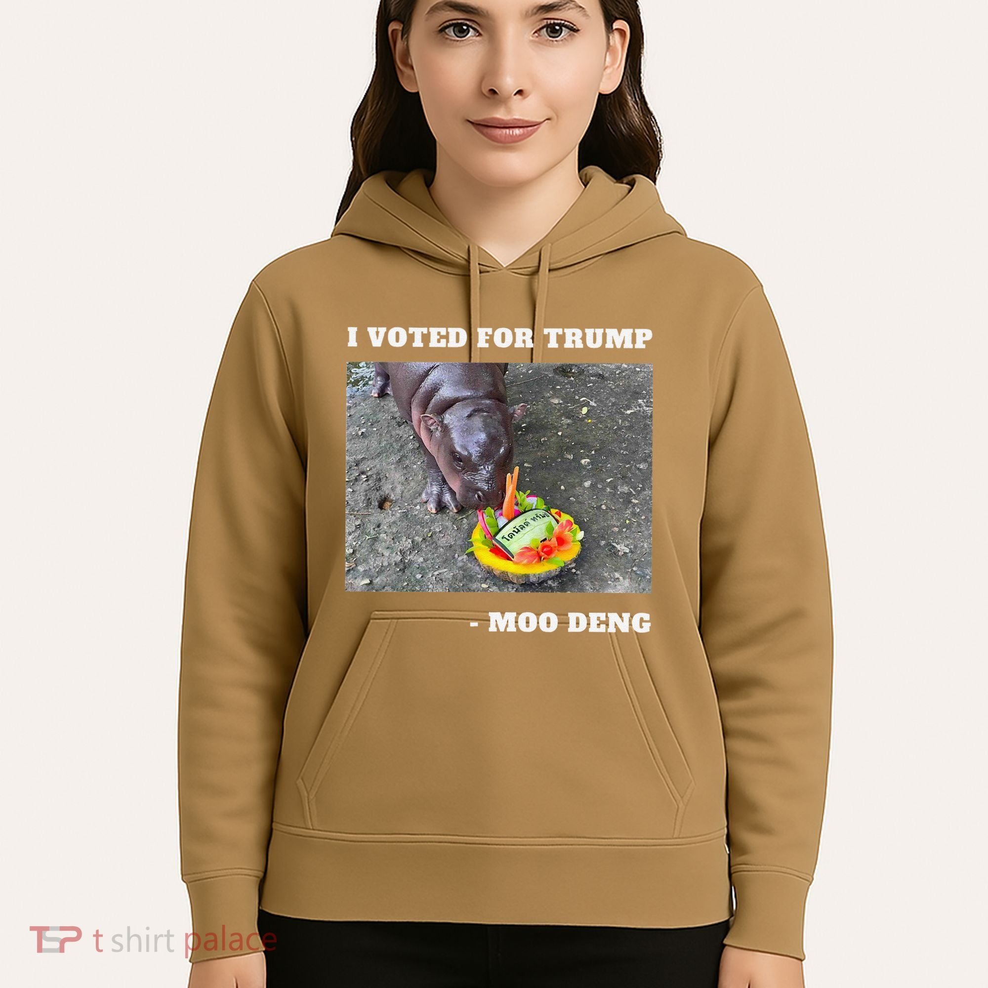Victory Won Trump I Voted Moo Deng Prediction Garbage Legend Hoodie