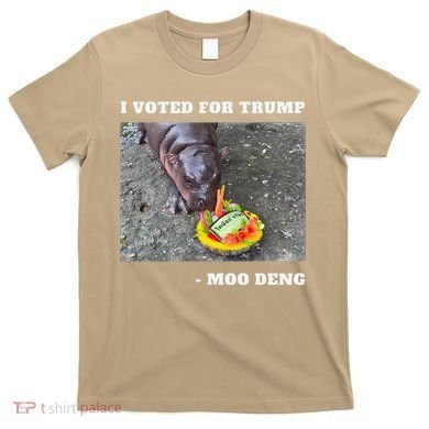 Victory Won Trump I Voted Moo Deng Prediction Garbage Legend T-Shirt